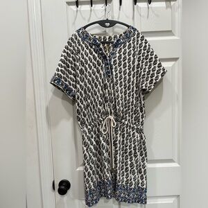 Tory Burch Drawstring Dress Size M